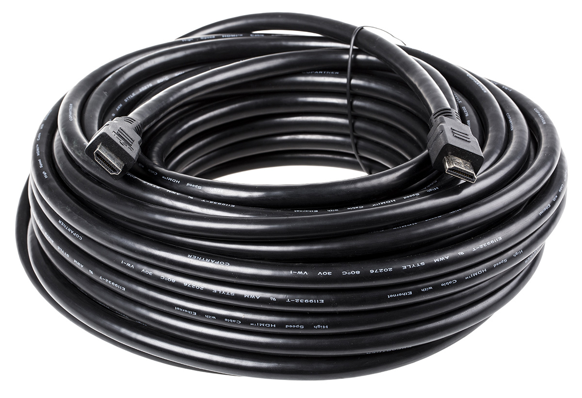 Roline High Speed, 20m Male HDMI Ethernet to Male HDMI Ethernet