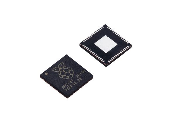 Raspberry Pi, 32 bit ARM Cortex M0+ Microcontroller, 133 MHz, 16MB FLASH, 56-Pin QFN