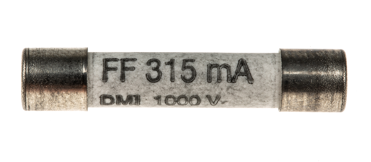 SIBA 315mA FF Ceramic Cartridge Fuse, 6.3 x 32mm