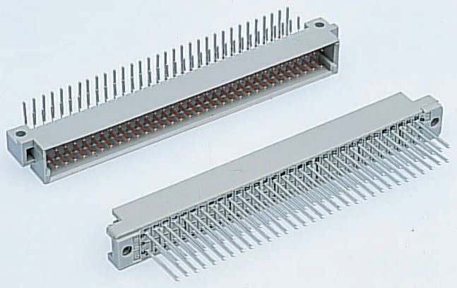HARTING 32 Way 2.54mm Pitch, Type B Class C2, 1 Row, Right Angle DIN 41612 Connector, Plug