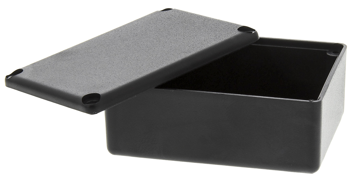 CAMDENBOSS Black ABS Potting Box With Lid, 54 x 38 x 23mm