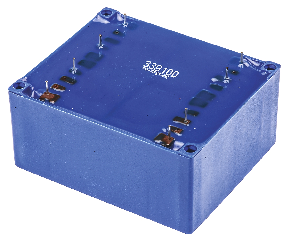 Block 12V ac 2 Output Through Hole PCB Transformer, 24VA