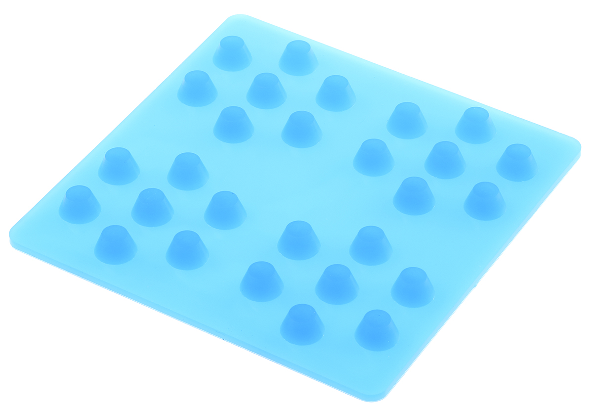 Taica 100mm Anti-Vibration Pad SN-50 50kg Silicone +200°C -40°C 100 x 100 x 7mm 7mm