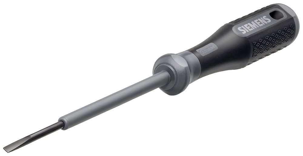 Siemens Slotted  Screwdriver, 3 x 0.5 mm Tip, 200 mm Overall