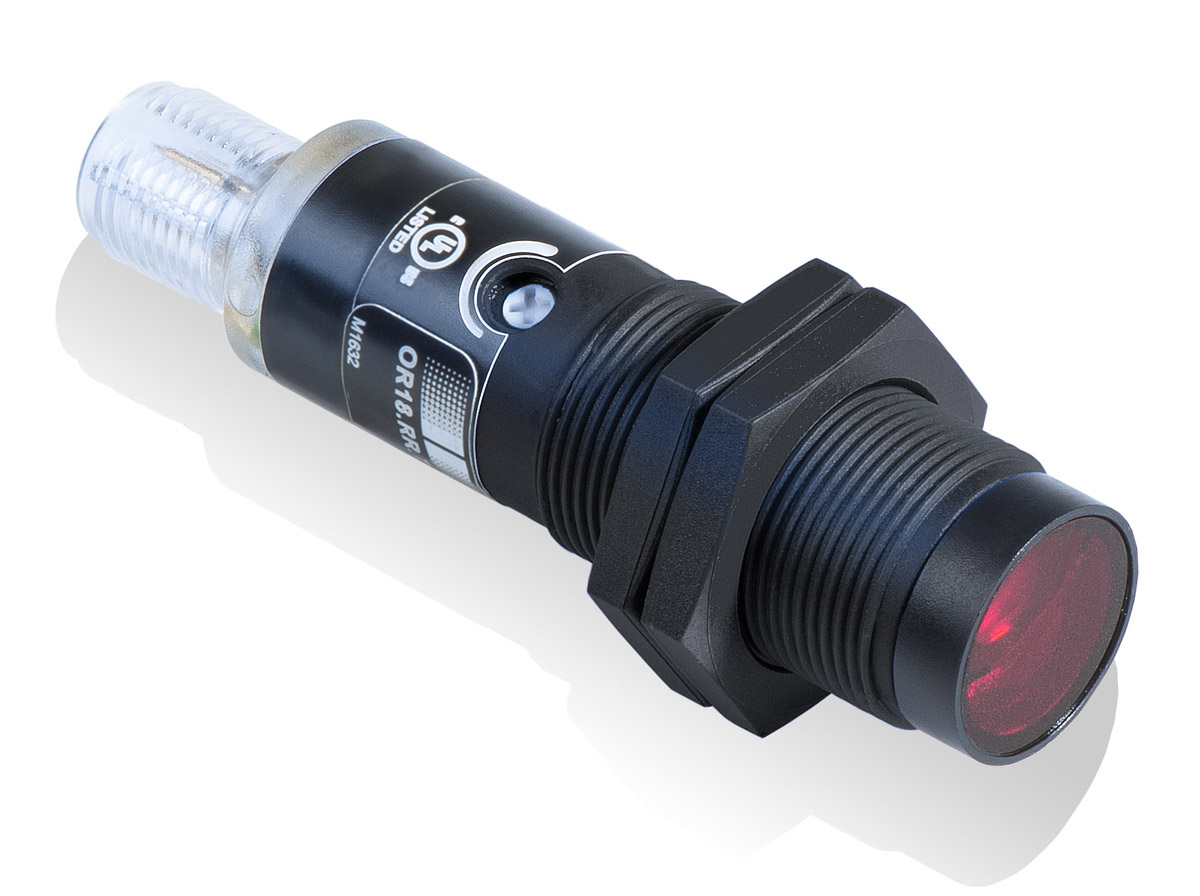 Baumer Diffuse Photoelectric Sensor, Barrel Sensor, 5 mm → 120 mm Detection Range
