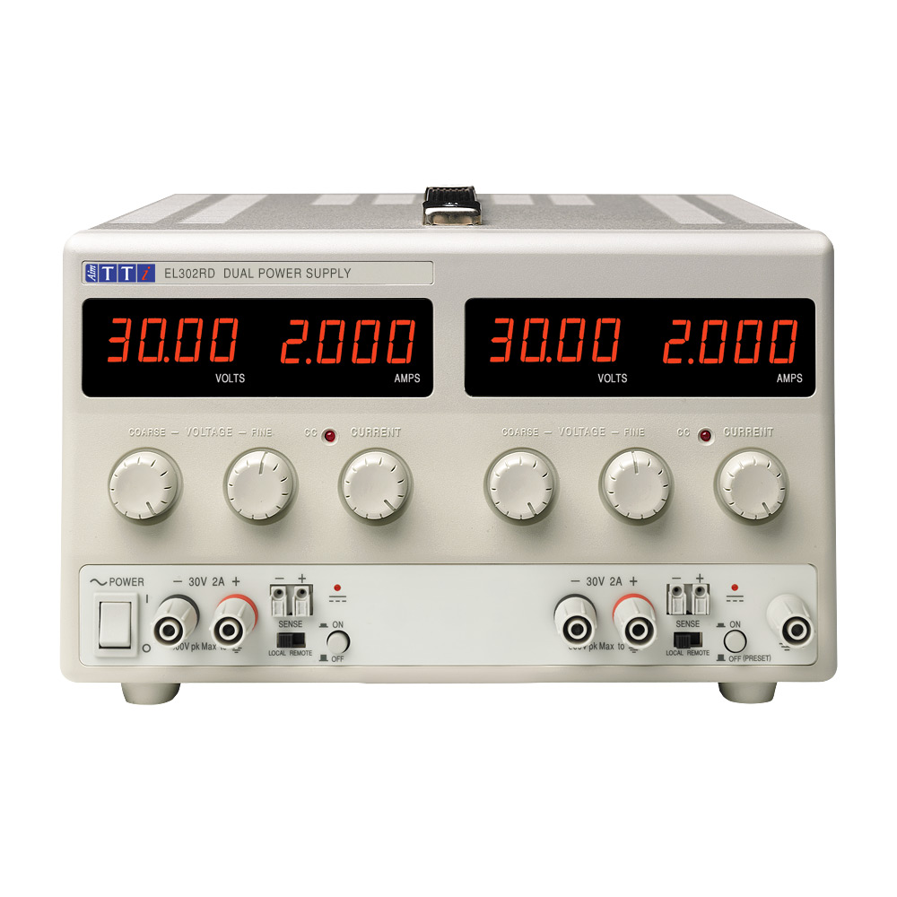Aim-TTi EL-R Series Digital Bench Power Supply, 0 → 30V, 0 → 2A, 2-Output, 120W
