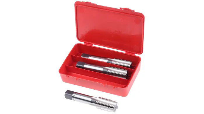 Dormer Tap Set HSS 3-Piece 1.0mm Pitch Metric Standard Hand Tap M6 Thread