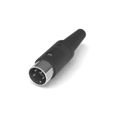 RS PRO 4 Pole 13.5 mm Din, DIN 45326, 1A, 100V ac IP40, Bayonet, Male, Cable Mount