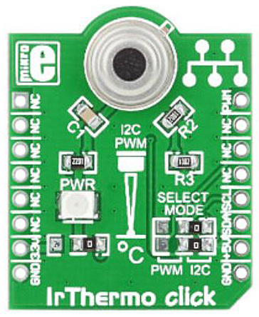 MikroElektronika IrThermo Click Temperature Sensor Add On Board MikroBus