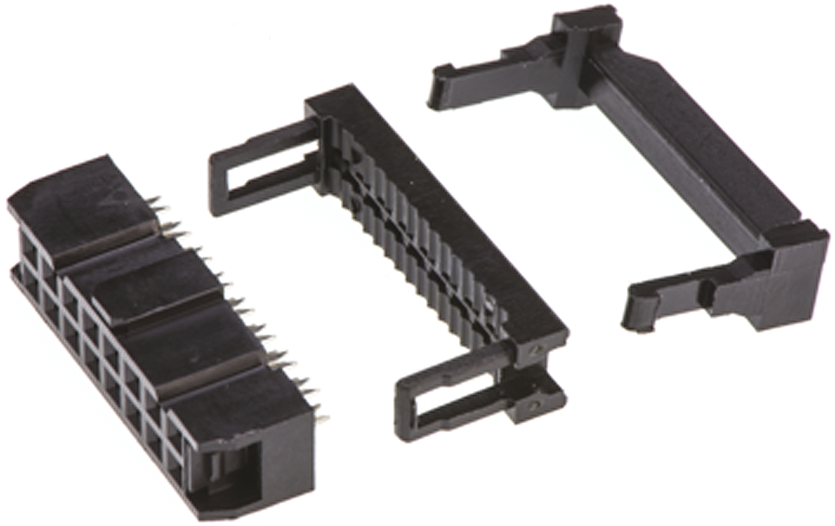 Amphenol Communications Solutions 16-Way IDC Connector Socket for Cable Mount, 2-Row