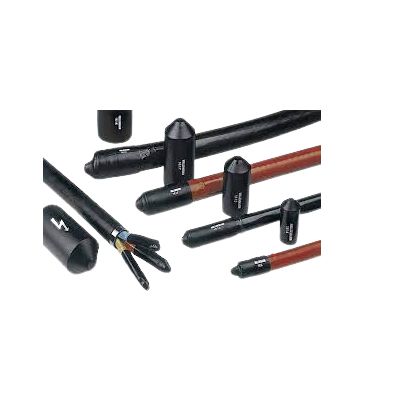 HellermannTyton End Cap Black, Cross Linked (PO-X), Polyolefin Adhesive Lined, 20mm