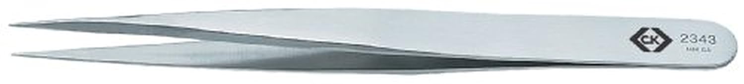 CK 130 mm, Stainless Steel, Fine, Straight, Tweezer
