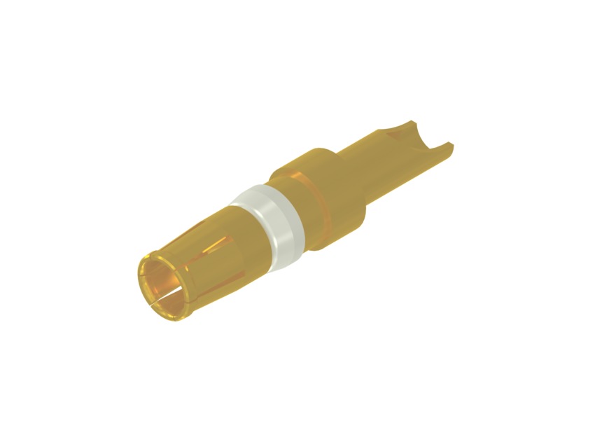 Amphenol CONEC size 3.6mm Female Solder Cup D-Sub Connector Power Contact, Gold over Nickel Power, 14 → 12 AWG