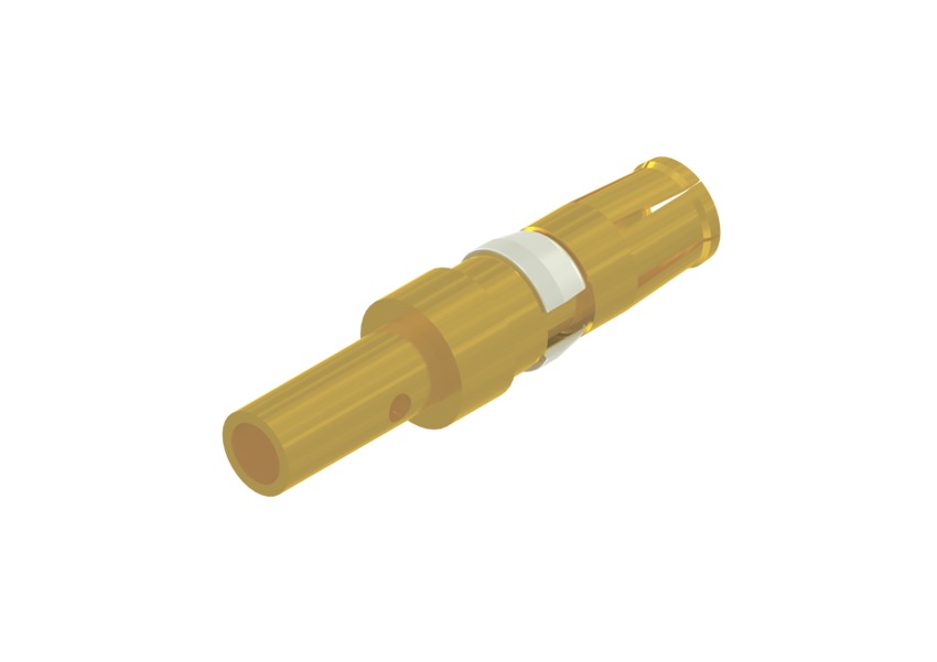 Amphenol CONEC size 2.6mm Female Crimp D-Sub Connector Power Contact, Gold over Nickel Power, 14 → 12 AWG
