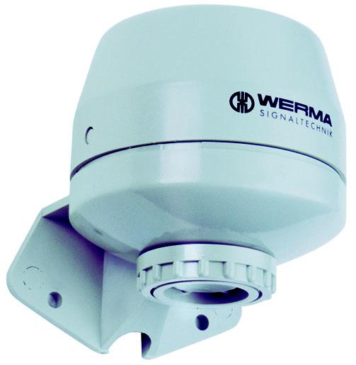 Werma 118 Series Wall Mount Buzzer, 230 V, 90dB at 1 m, IP33, AC, Single-Tone