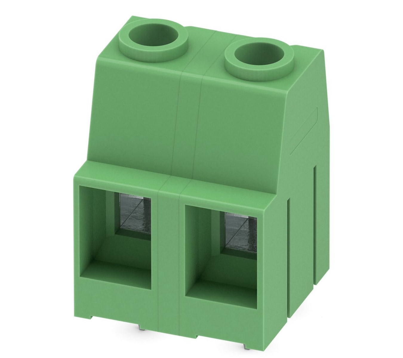 Phoenix Contact MKDSP 10HV/ 2-12.7 Series PCB Terminal Block, 2-Contact, 12.7mm Pitch, Through Hole Mount, Screw