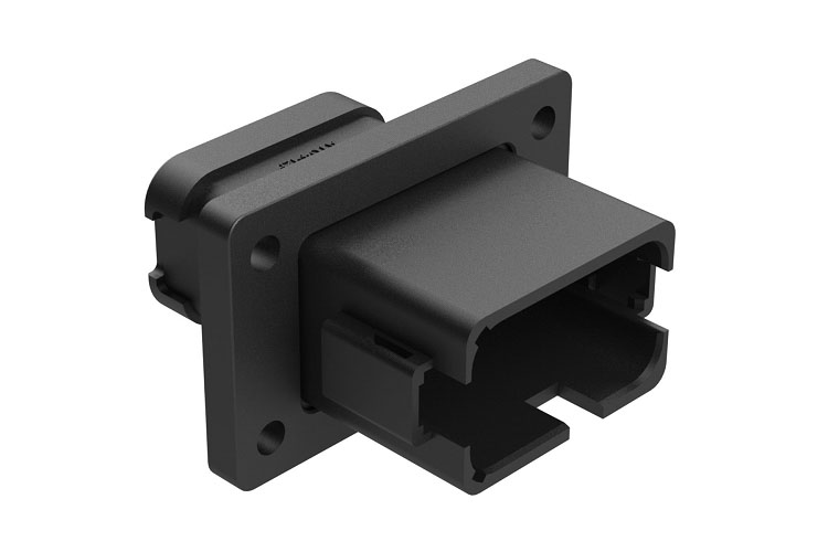 Amphenol Industrial, AT Automotive Connector Plug Black Panel Mount 12 Way AT04-12PB-BL05