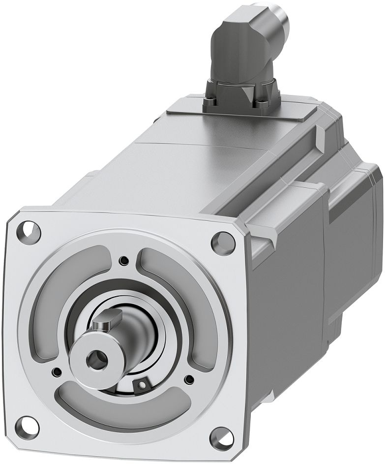 Siemens 400/480 V 1 kW Servo Motor, 3000 rpm, 10 Nm Max Output Torque, 19 mm Shaft Diameter