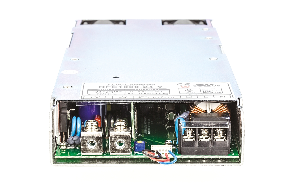 TDK-Lambda Switching Power Supply, RFE1000-24-Y, 24V dc, 40A, 960W, 1 Output, 85 → 265V ac Input Voltage