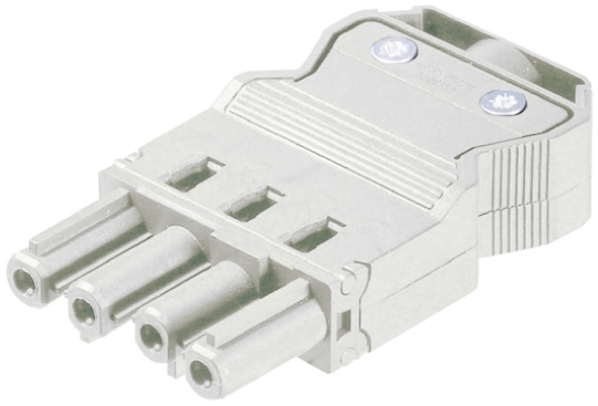 Wieland GST18i4 Series Connector, 4-Pole, Female, Cable Mount, 20A, IP40