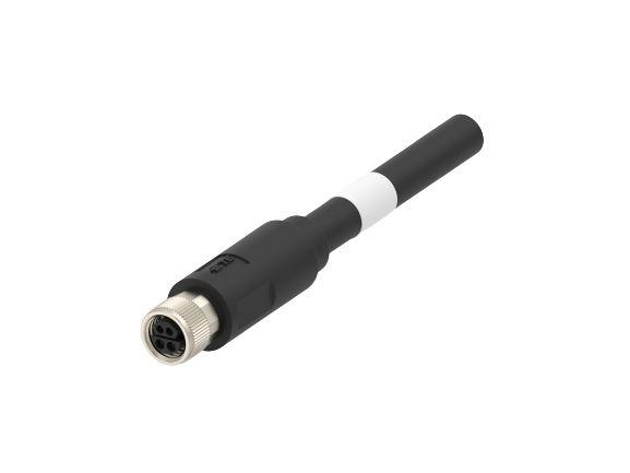 TE ConnectivityTB1143D4722, 15.392m, Black SPE to Female Unterminated, Shielded Shielded, Terminated Nylon Sheath