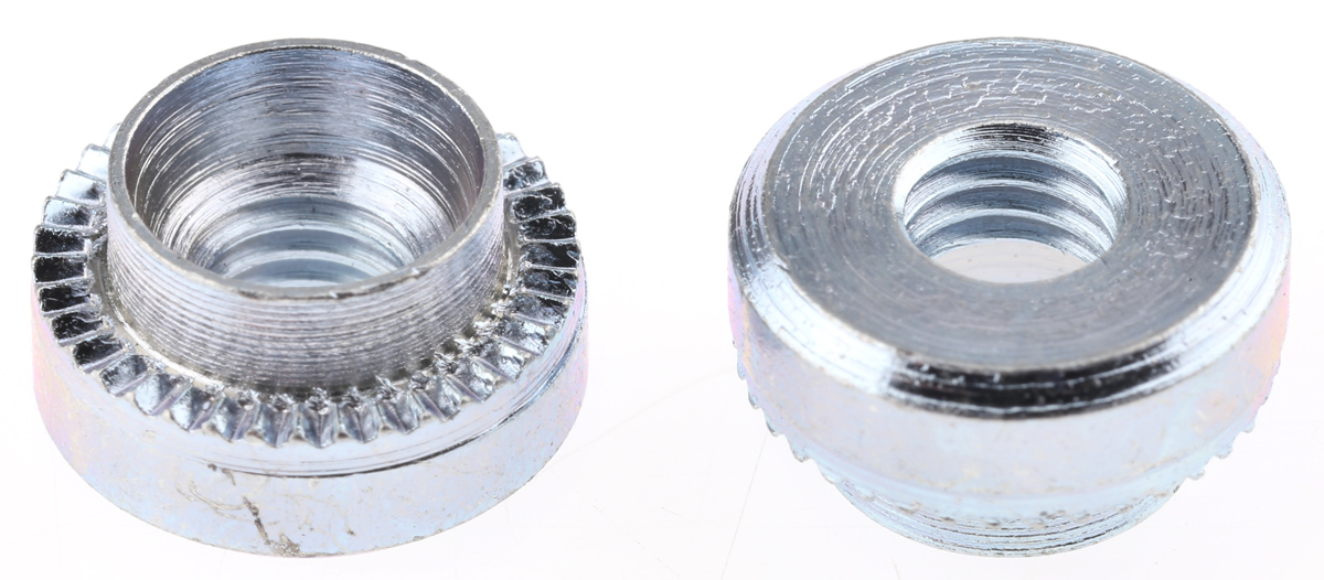 Hank Zinc plated & clear Passivated Steel Rivet Bush, M5