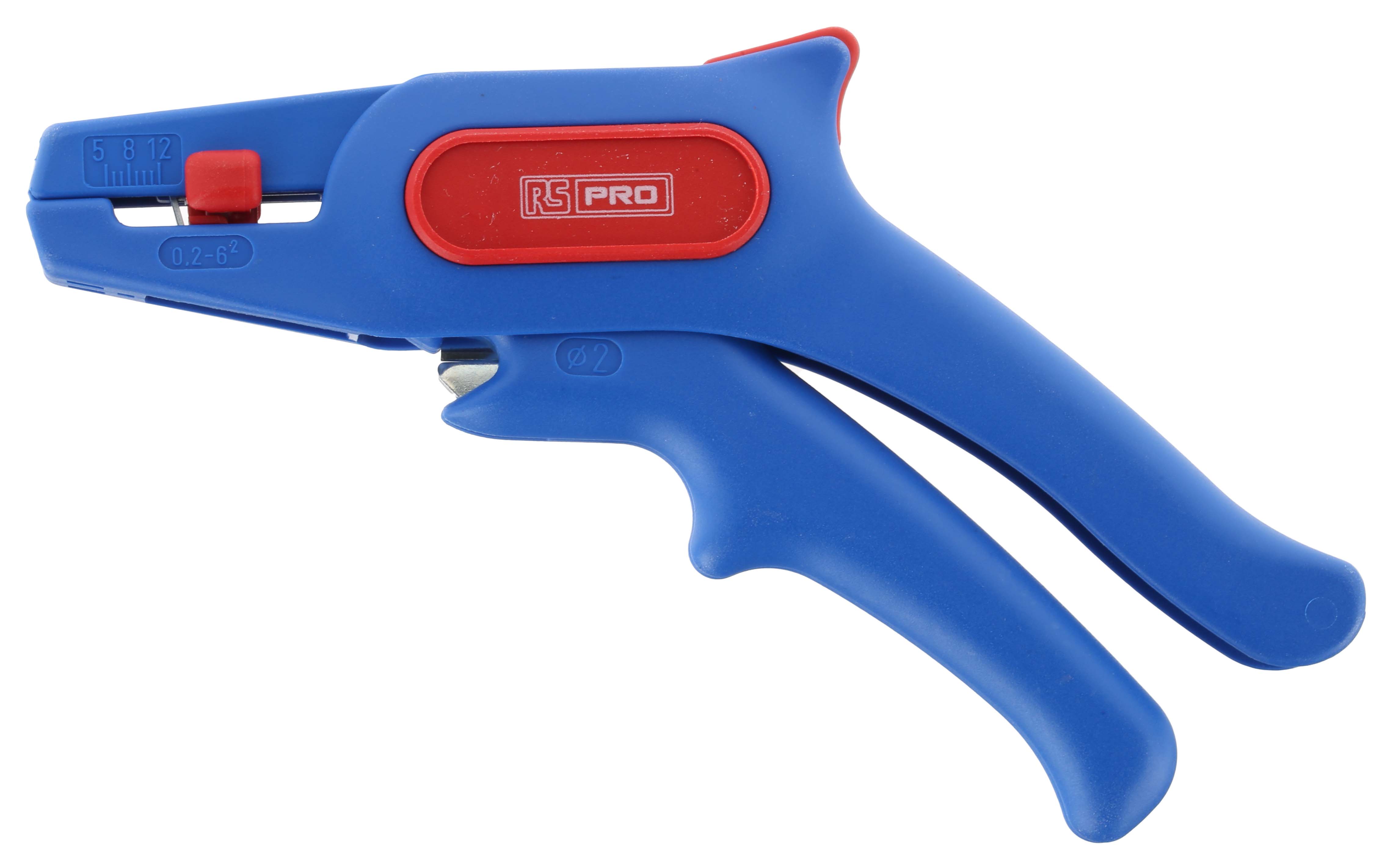 RS PRO Wire Stripper, 0.2 mm² Min, 6 mm² Max, 170 mm Overall