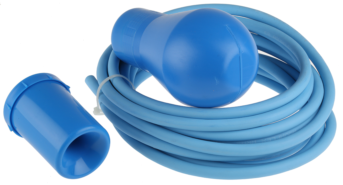 Sensata Cynergy3 LM Series Cable Mount Polypropylene Float Switch, 5m Cable, NO, 250V ac Max, 110V dc Max