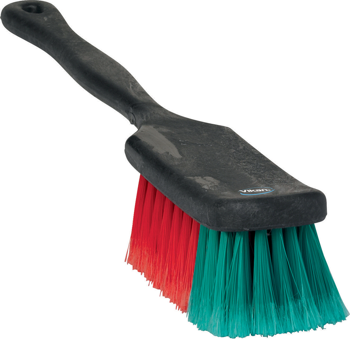 Vikan Soft Bristle Black Scrubbing Brush, 45mm bristle length, Polyester bristle material