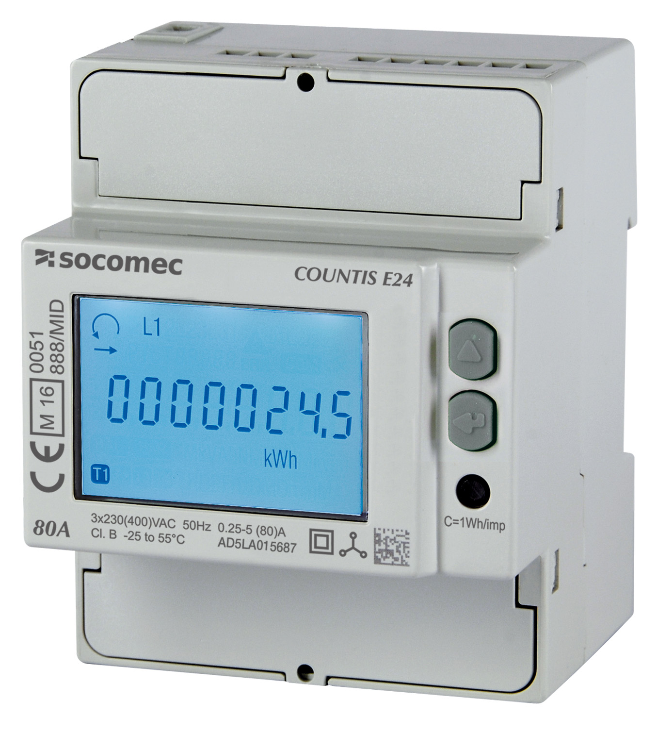 Socomec 3 Phase LCD Energy Meter