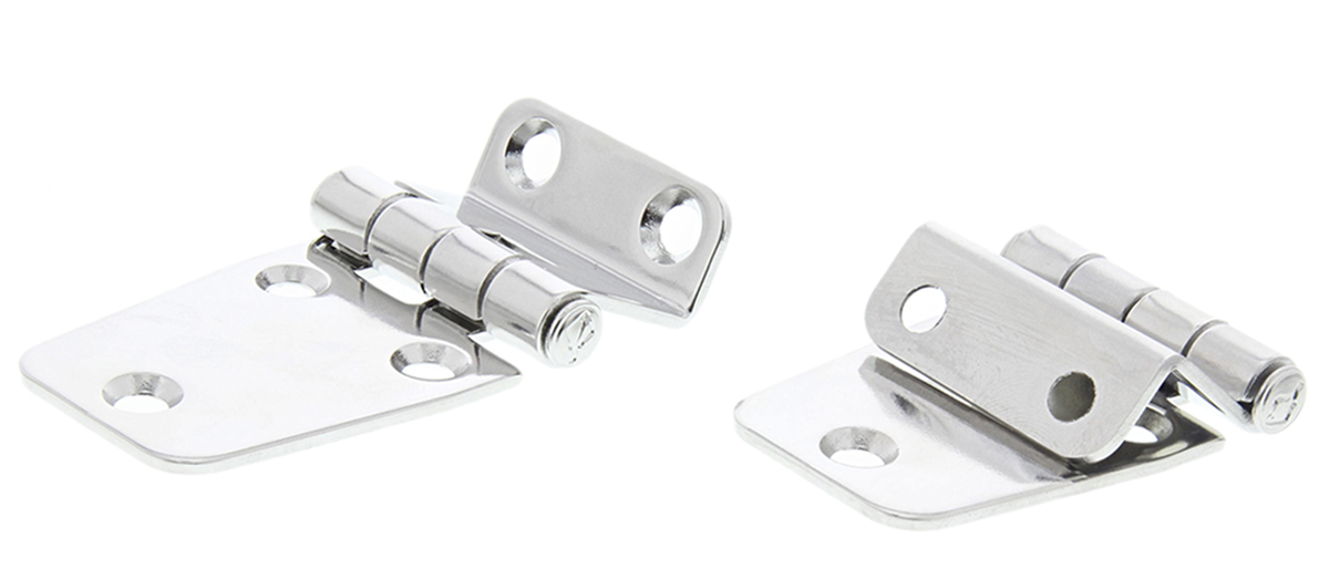 ROCA Stainless Steel Hatch Hinge, Screw Fixing, 37mm x 67.5mm x 2mm