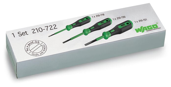 WAGO Straight Screwdriver Blade, 3-Piece