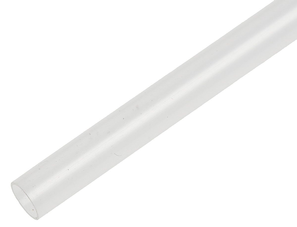 TE Connectivity Heat Shrink Tubing, Clear 3.2mm Sleeve Dia. x 1.2m Length 2:1 Ratio, RNF-100 Series