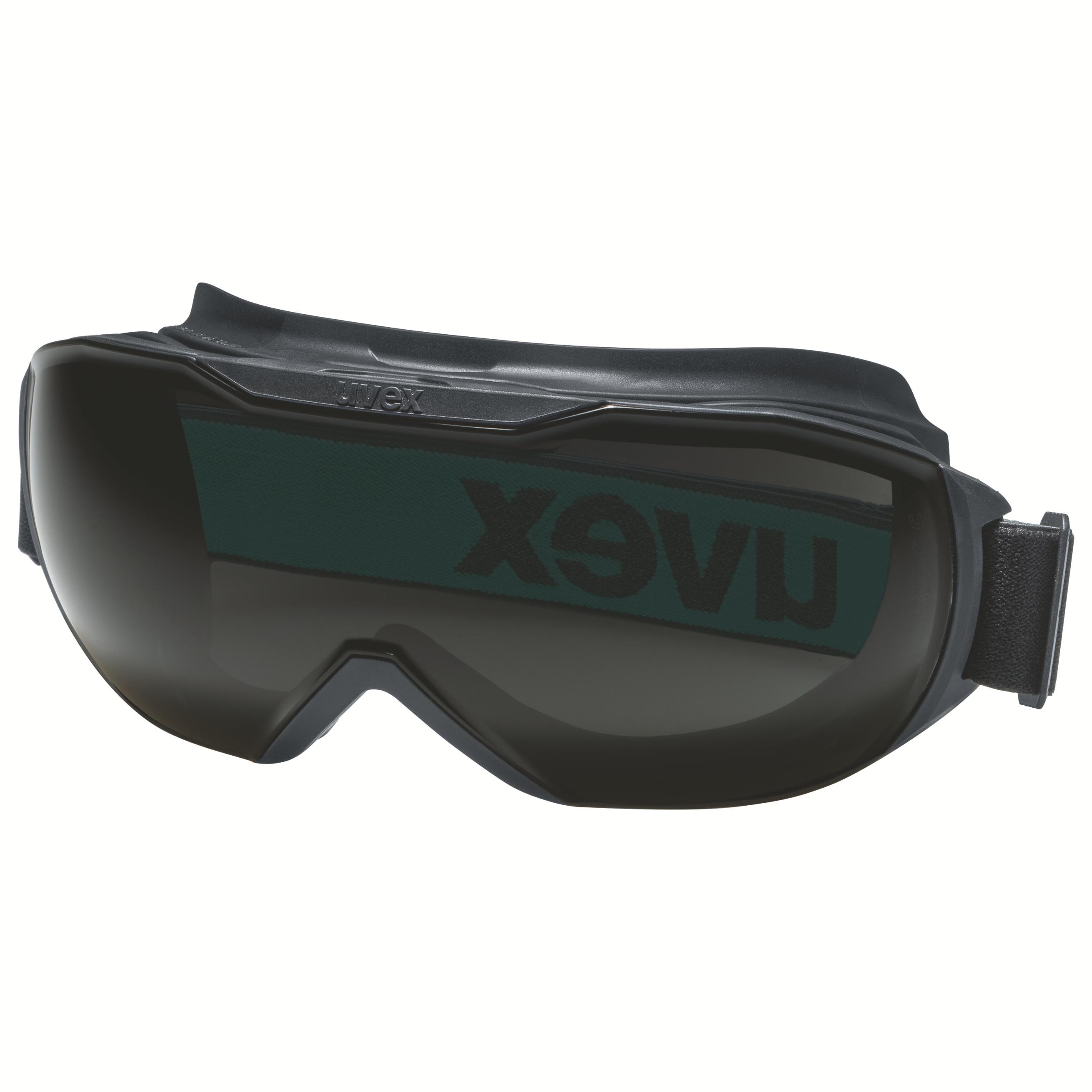 uvex megasonic infradur plus 5, Scratch Resistant Anti-Mist Safety Goggles with Grey Lenses