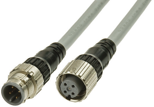 Omron Female M12 to Male M12 Sensor Actuator Cable