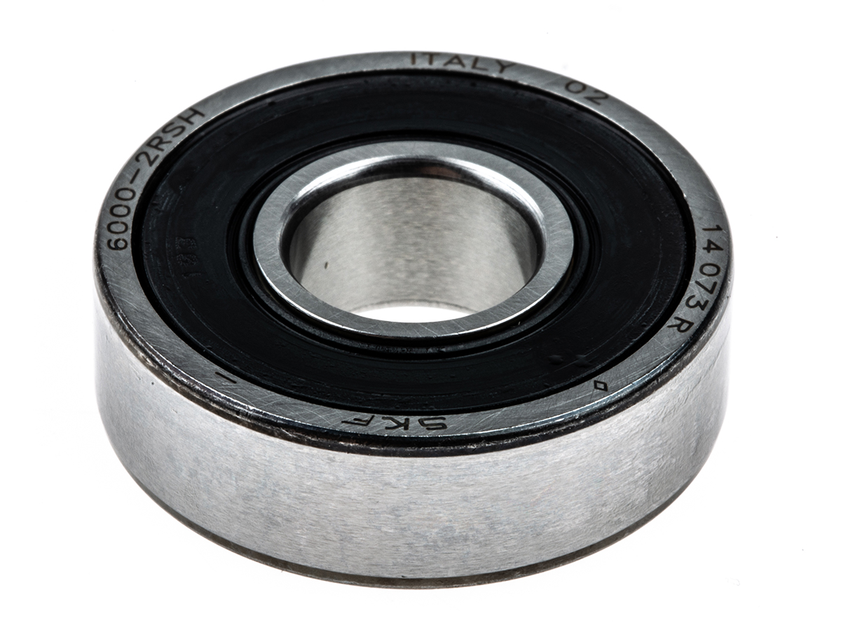 SKF 6000-2RSH 1 Row Ball Bearing - 10 mm ID, 26 mm OD