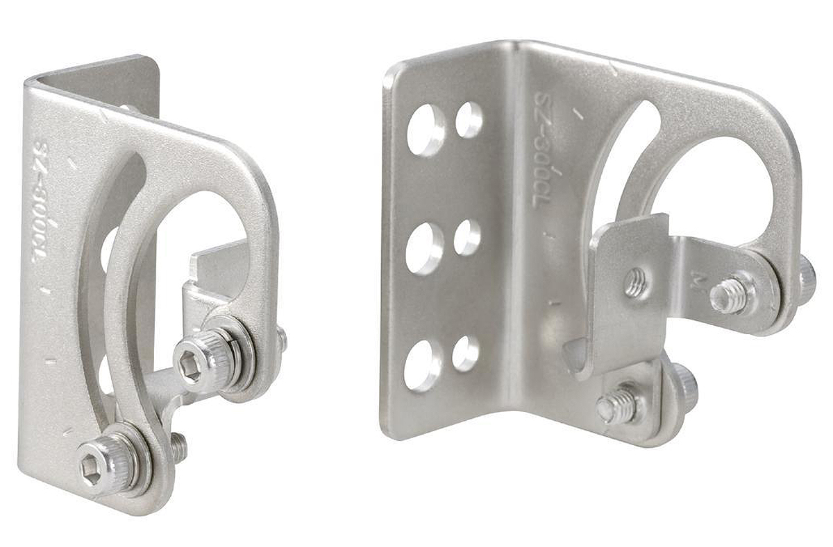 Patlite Silver Angle Adjust Mounting Bracket for use with CLK, CWK Series