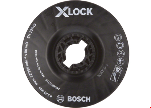Bosch X-Lock, X-Lock Backing Pad, 125mm Diameter