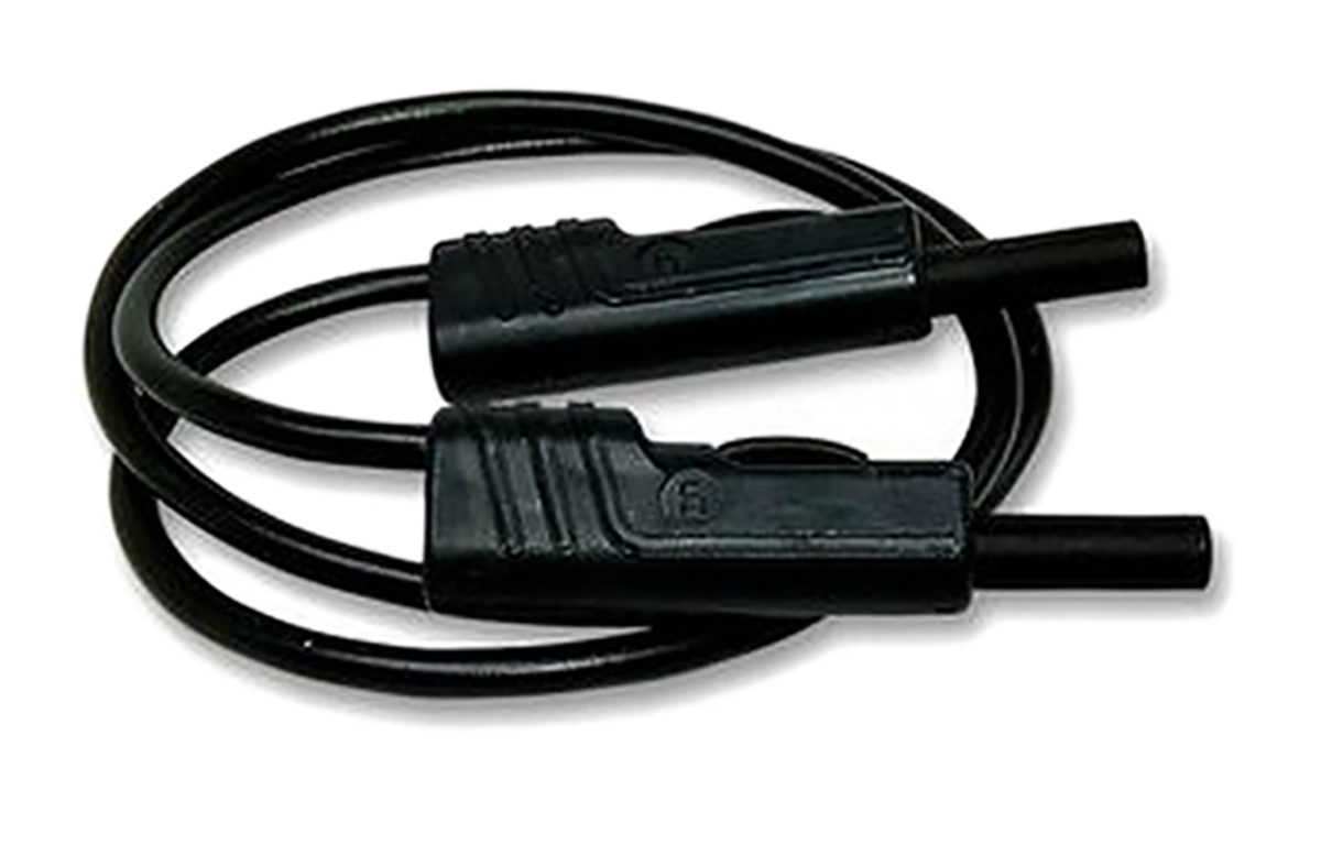 Hirschmann Test & Measurement, 16A, 30 V ac, 60V dc, Black, 250mm Lead Length