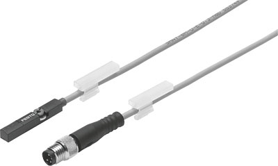 Festo Position Transmitter Pneumatic Position Detector, IP65, IP68, 30V dc, SMAT-8M, with LED indicator, 553744
