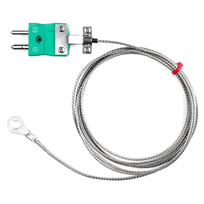 RS PRO Type K Washer Thermocouple 2m Length, 3.5mm Diameter → +350°C