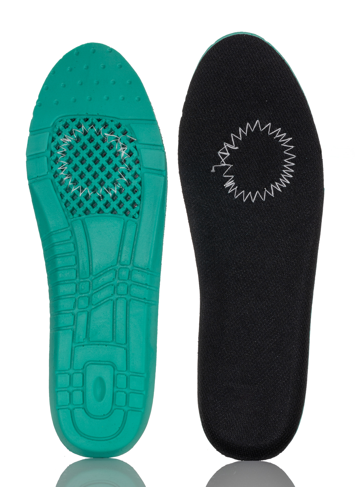 RS PRO Black, Green Insole, Size 10 (UK)