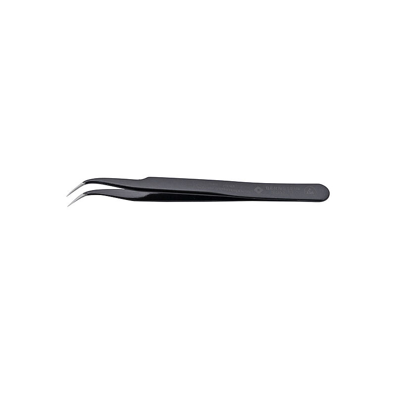 Bernstein 120 mm, Stainless Steel, Pointed, ESD Tweezer