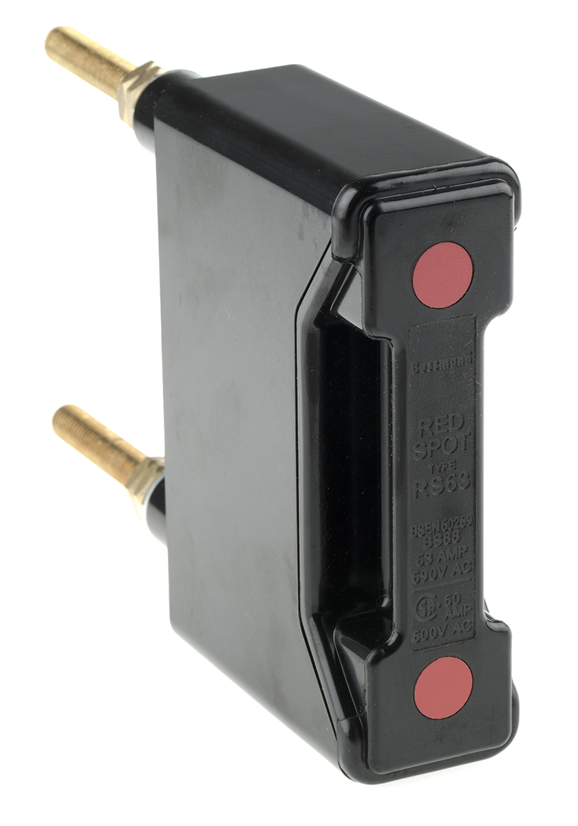 Eaton 63A Rail Mount Fuse Holder for A3 Fuse, 1P, 690V ac