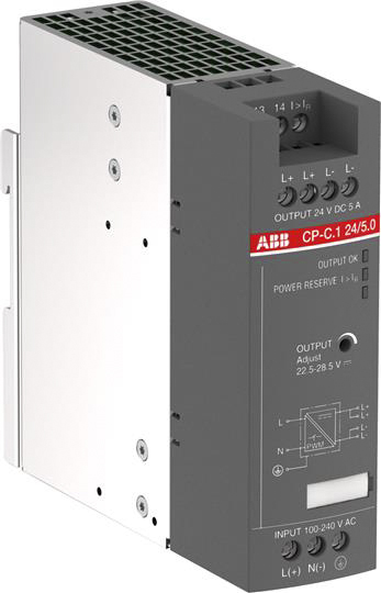 ABB CP-C.1 Switched Mode DIN Rail Power Supply, 85 → 264 V ac / 90 → 300V dc ac, dc Input, 24V dc dc