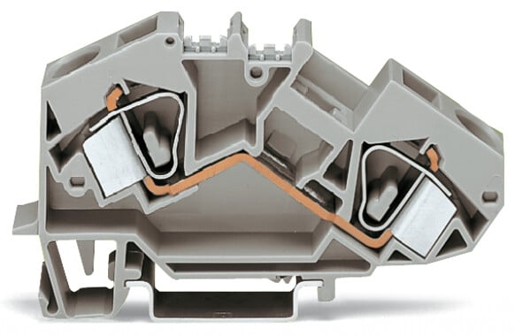 WAGO 783-601 783 Series Grey, 16mm², 1-Level, Cage Clamp Termination, CSA