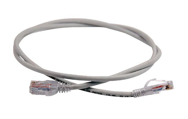 HellermannTyton Connectivity, 5m Cat6, Grey RJ45 to Male RJ45 Male, Unshielded, Terminated LSZH Sheath