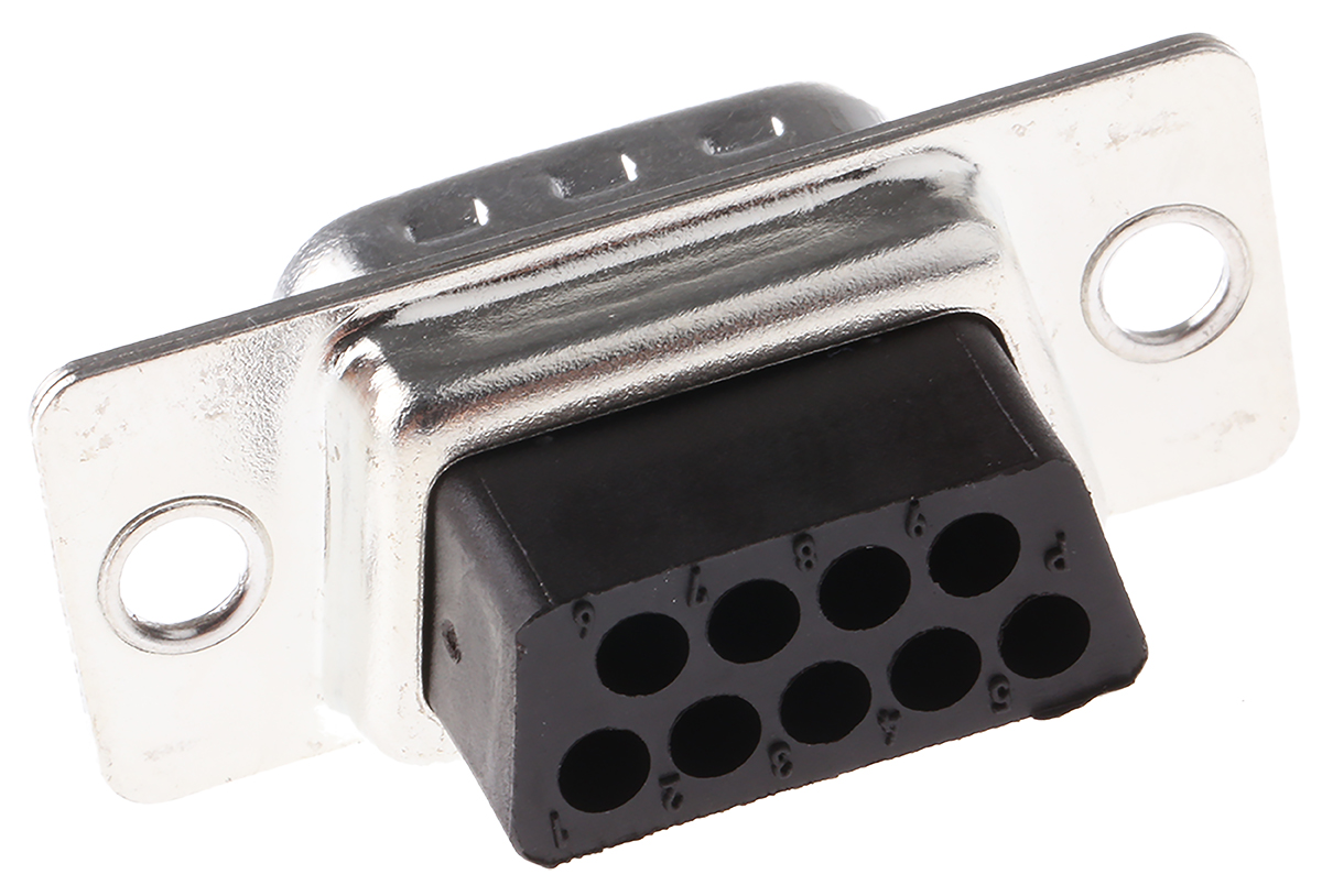 FCT from Molex FL 9 Way Cable Mount D-sub Connector Plug, 2.84mm Pitch