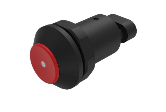 EAO Series 09 Series Illuminated Push Button Switch, Momentary, Panel Mount, 30mm Cutout, 1 NO, Red LED, 24V dc, IP67