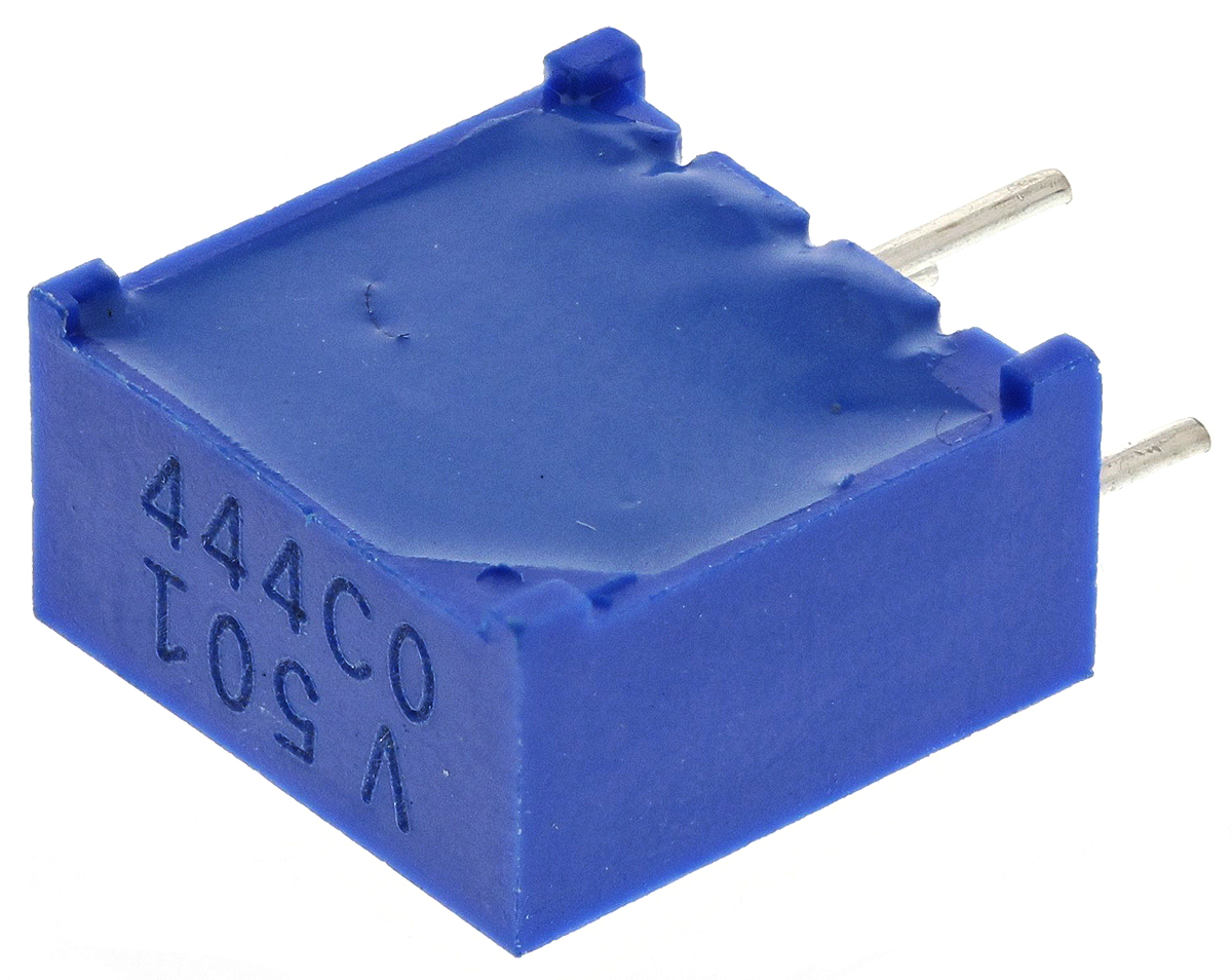 500Ω, Through Hole Trimmer Potentiometer 0.5W Bourns, 3386
